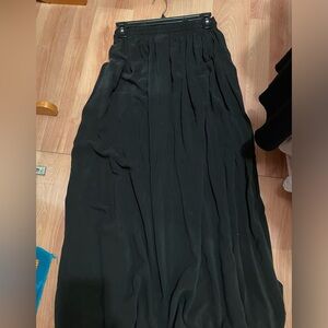 Black maxi skirt